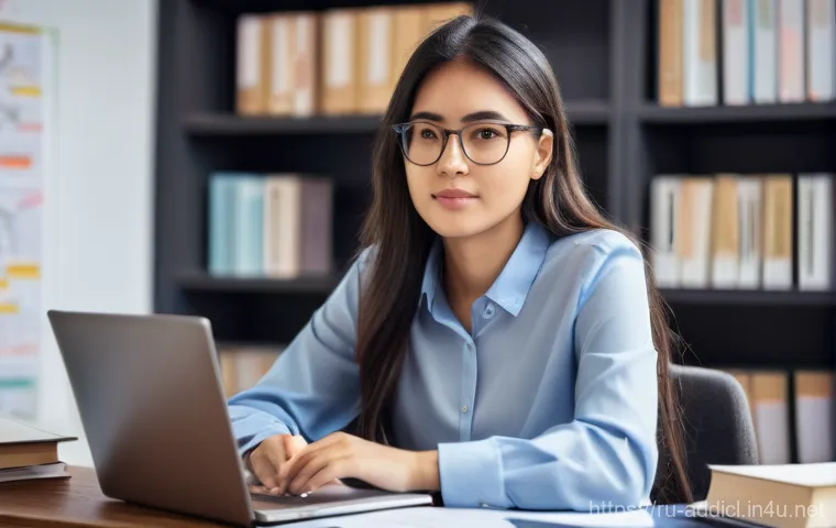 중독상담사 국가 자격증과 민간 자격증 비교 - **Prompt:** "A highly detailed, professional portrait of a dedicated female psychology student in he...